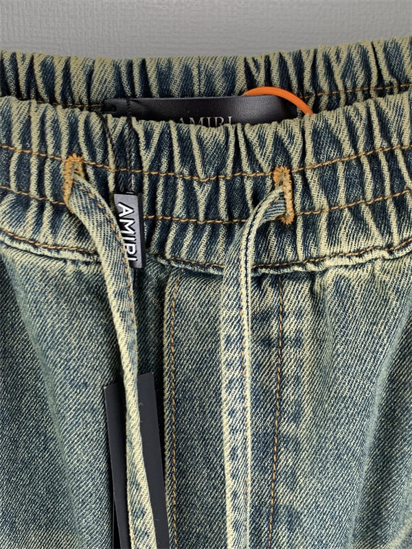 リングウエスト グラデーションウォッシュ AMIRI アミリ コピー ワイドデニムパンツ リラックス仕様 話題性抜群
