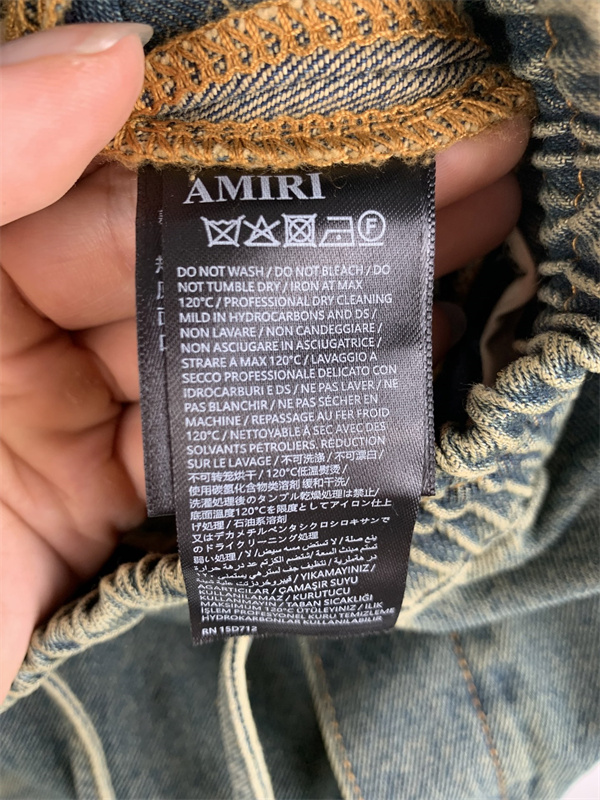 リングウエスト グラデーションウォッシュ AMIRI アミリ コピー ワイドデニムパンツ リラックス仕様 話題性抜群