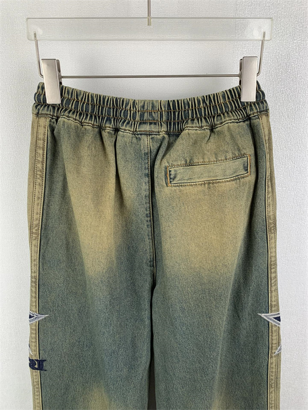 リングウエスト グラデーションウォッシュ AMIRI アミリ コピー ワイドデニムパンツ リラックス仕様 話題性抜群