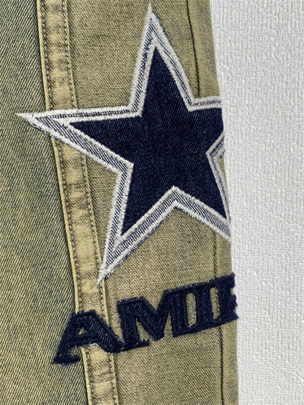 リングウエスト グラデーションウォッシュ AMIRI アミリ コピー ワイドデニムパンツ リラックス仕様 話題性抜群