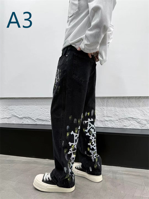 落ち感のあるワイドレッグ リラックス仕様 AMIRI アミリ コピー バギージーンズ 今っぽさ満点