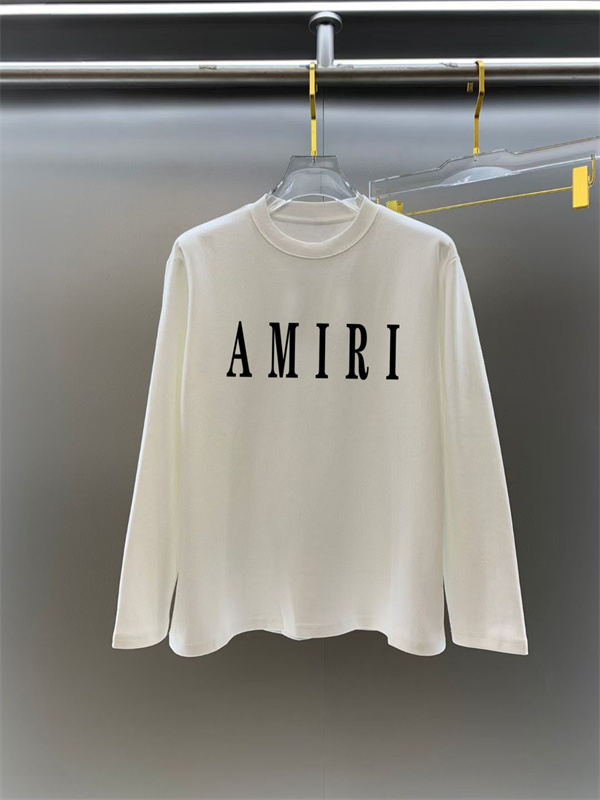 クルーネック すっきり着こなせる定番シルエット AMIRI アミリ コピー 長袖Tシャツ 話題拡大