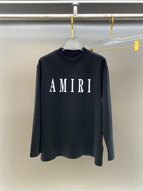 クルーネック すっきり着こなせる定番シルエット AMIRI アミリ コピー 長袖Tシャツ 話題拡大