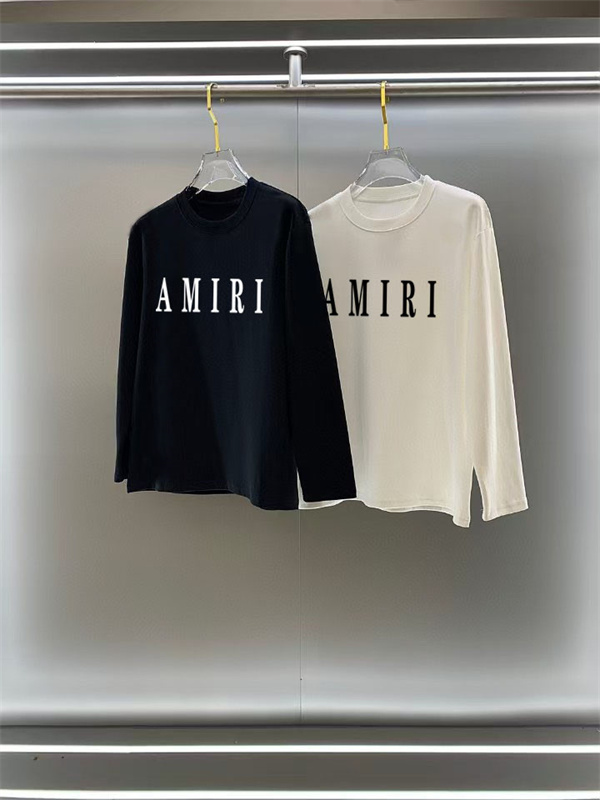 クルーネック すっきり着こなせる定番シルエット AMIRI アミリ コピー 長袖Tシャツ 話題拡大