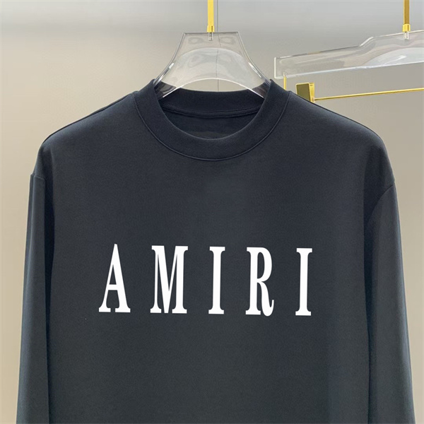 クルーネック すっきり着こなせる定番シルエット AMIRI アミリ コピー 長袖Tシャツ 話題拡大