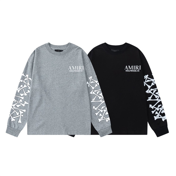  柔らかな着心地 AMIRI アミリ コピー ロングスリーブカットソー ストリート仕様 着映え有力