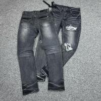 膝リブ切替 クラッシュアクセント AMIRI ア...