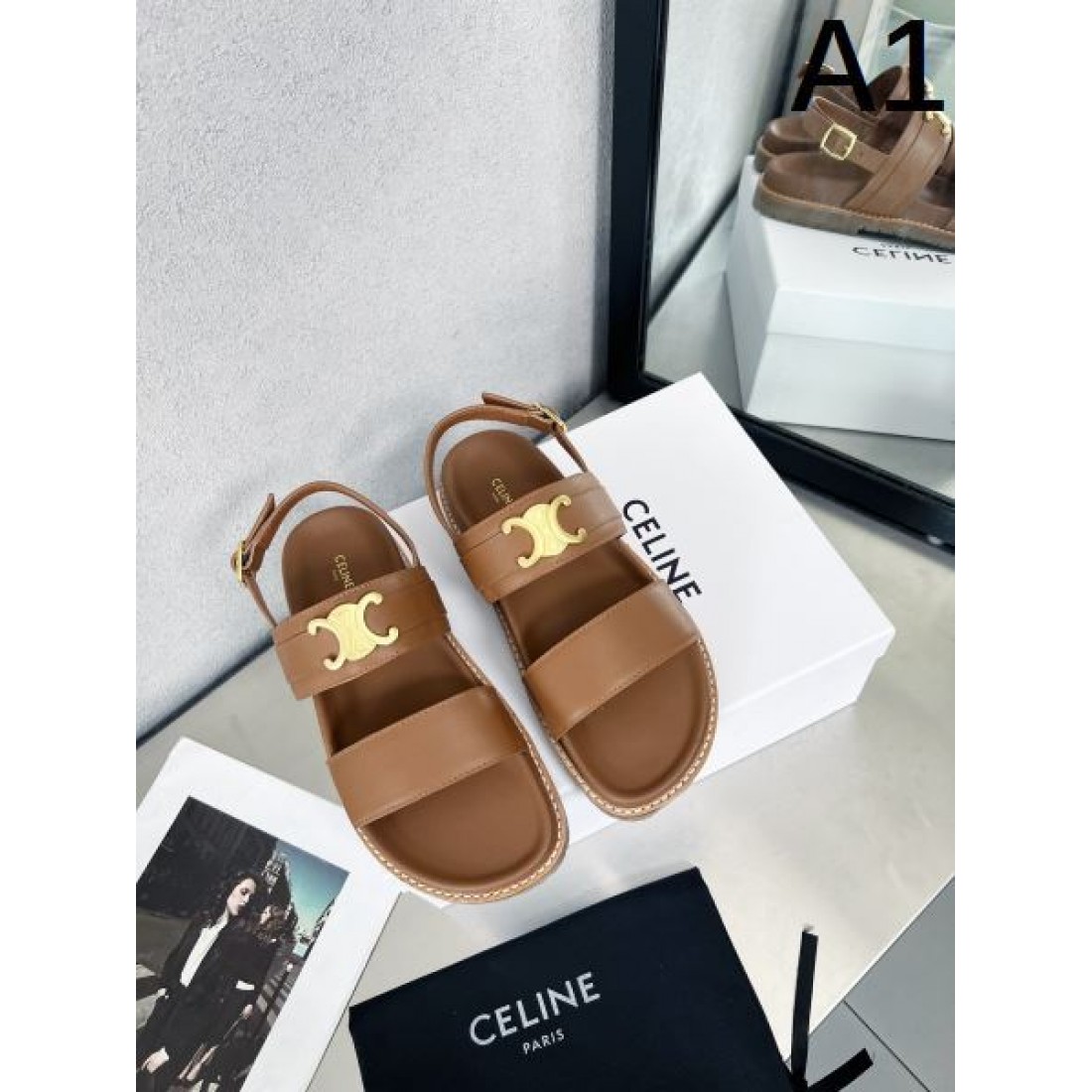 CELINE セリーヌ コピー サンダル大人の余裕感じる上品で軽やかなデザイン
