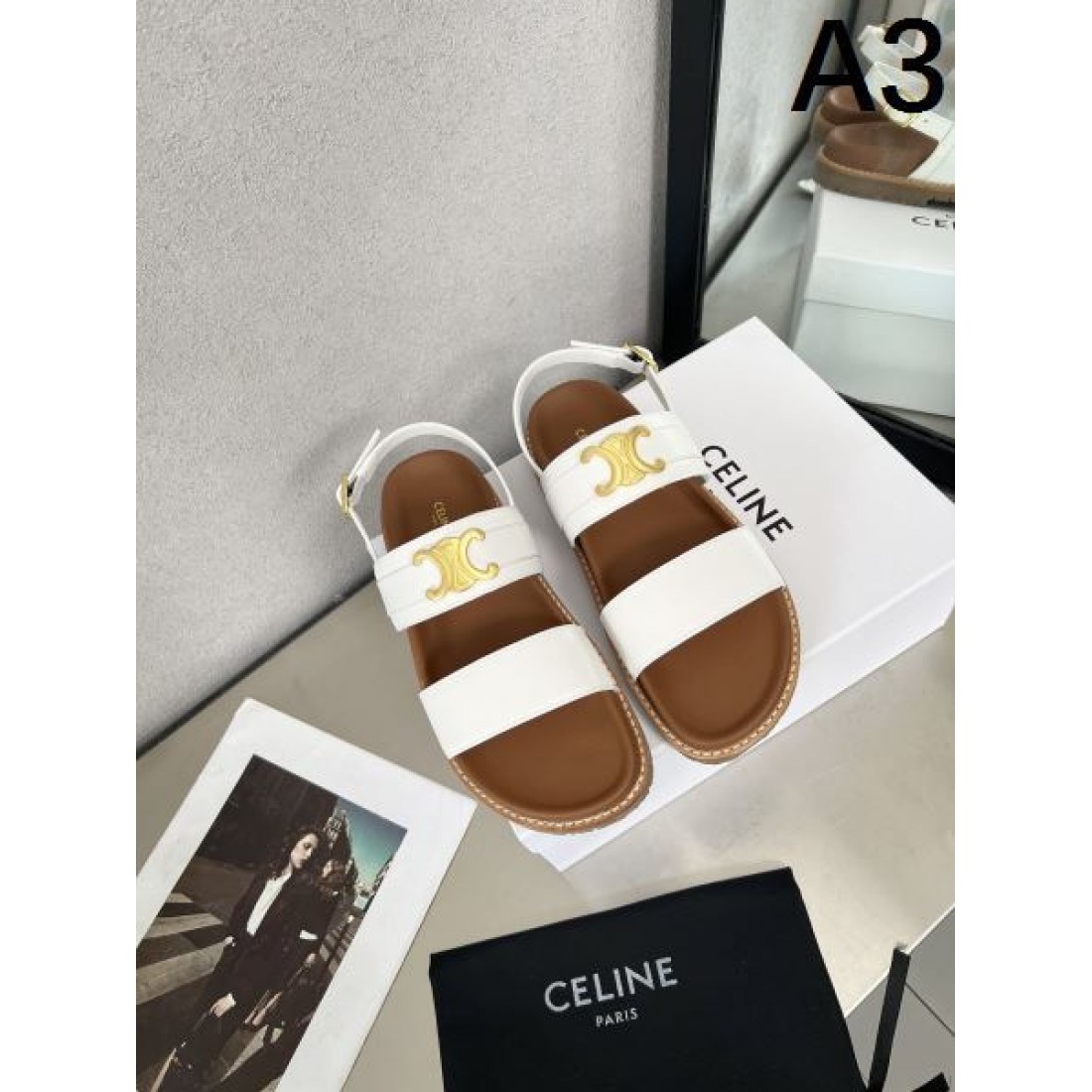 CELINE セリーヌ コピー サンダル大人の余裕感じる上品で軽やかなデザイン