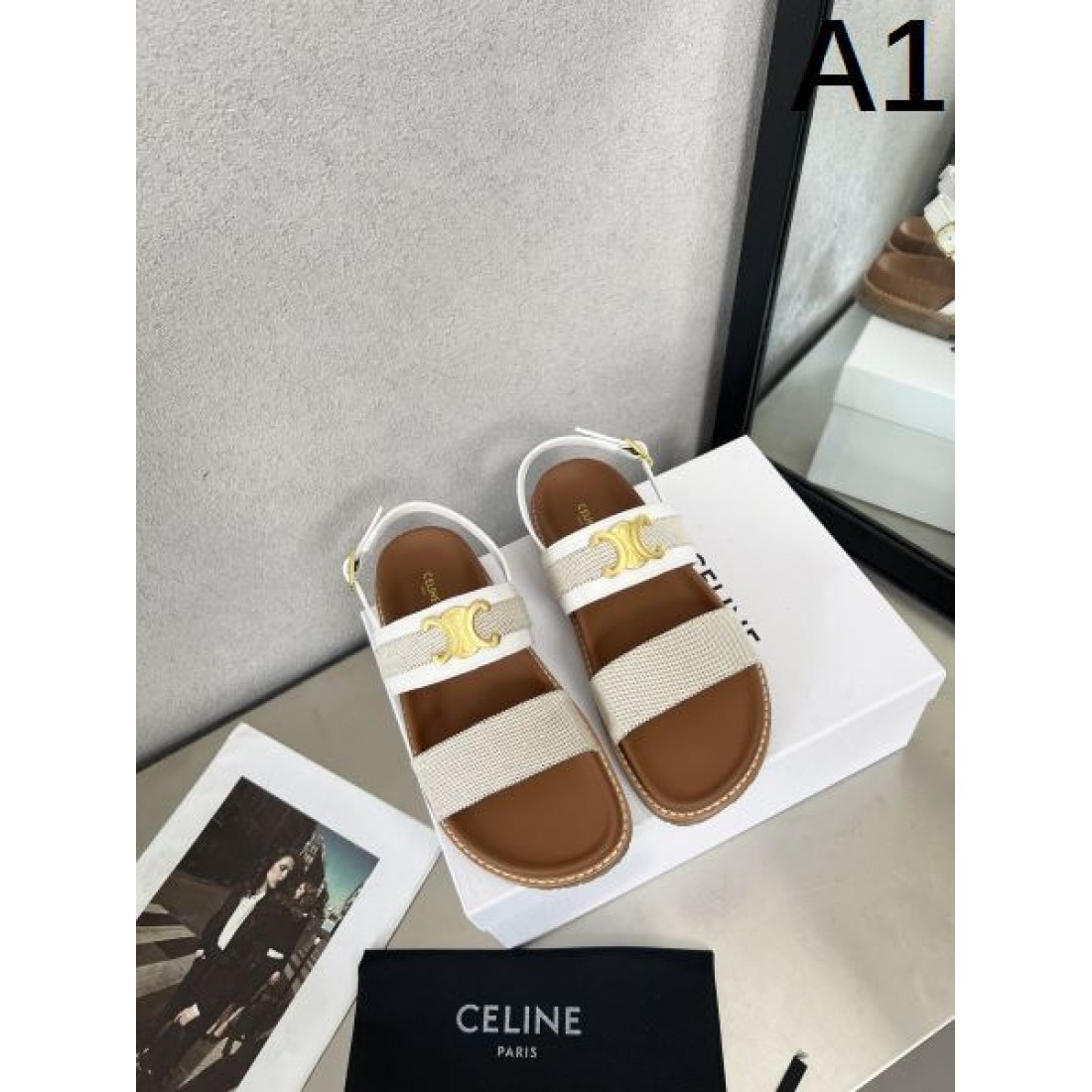 CELINE セリーヌ コピー サンダル 爽やかで大人っぽい 軽量な一足