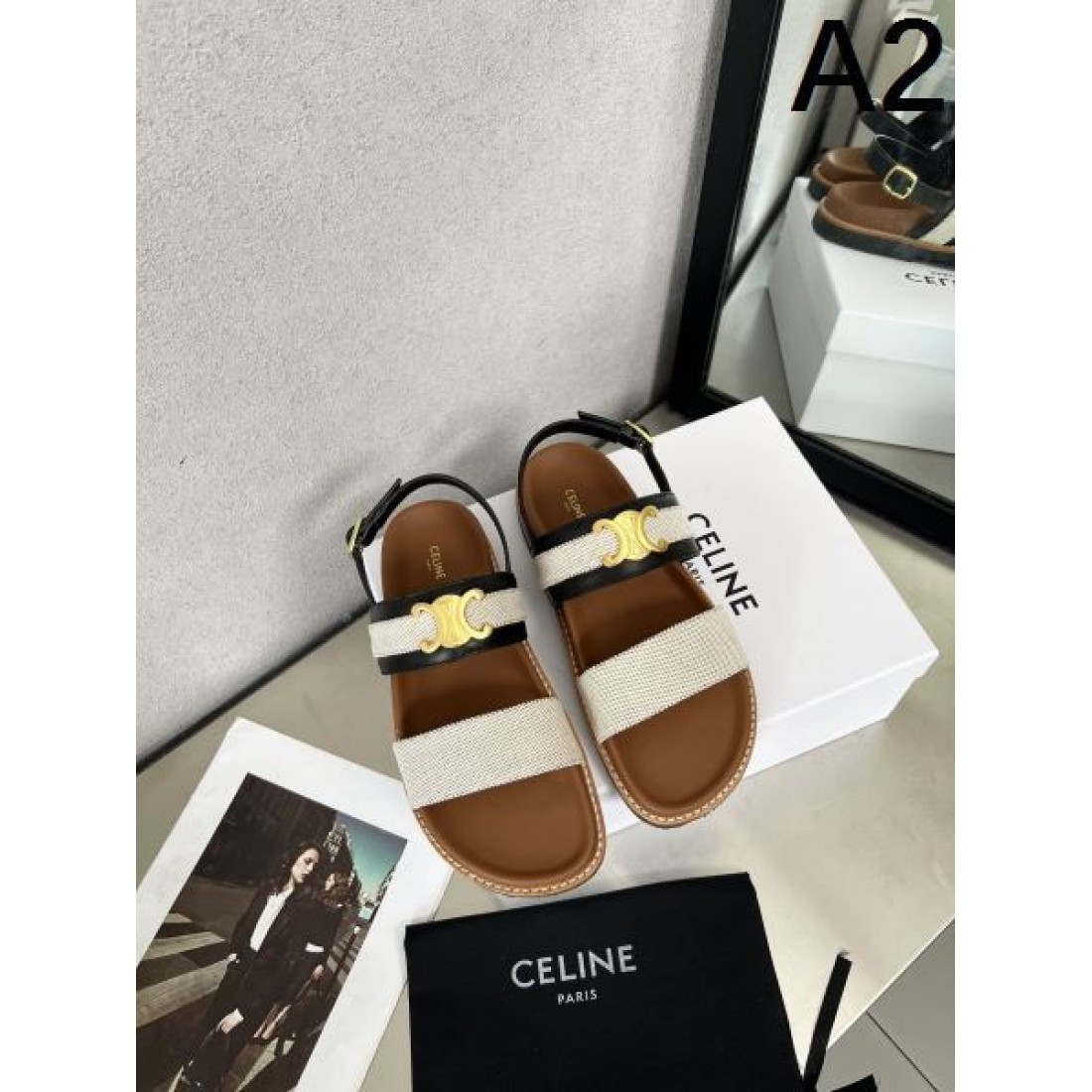 CELINE セリーヌ コピー サンダル 爽やかで大人っぽい 軽量な一足