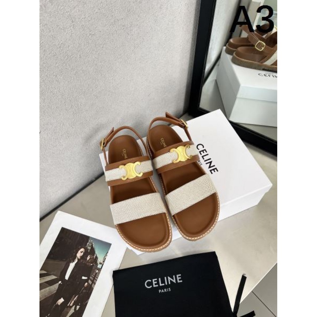 CELINE セリーヌ コピー サンダル 爽やかで大人っぽい 軽量な一足