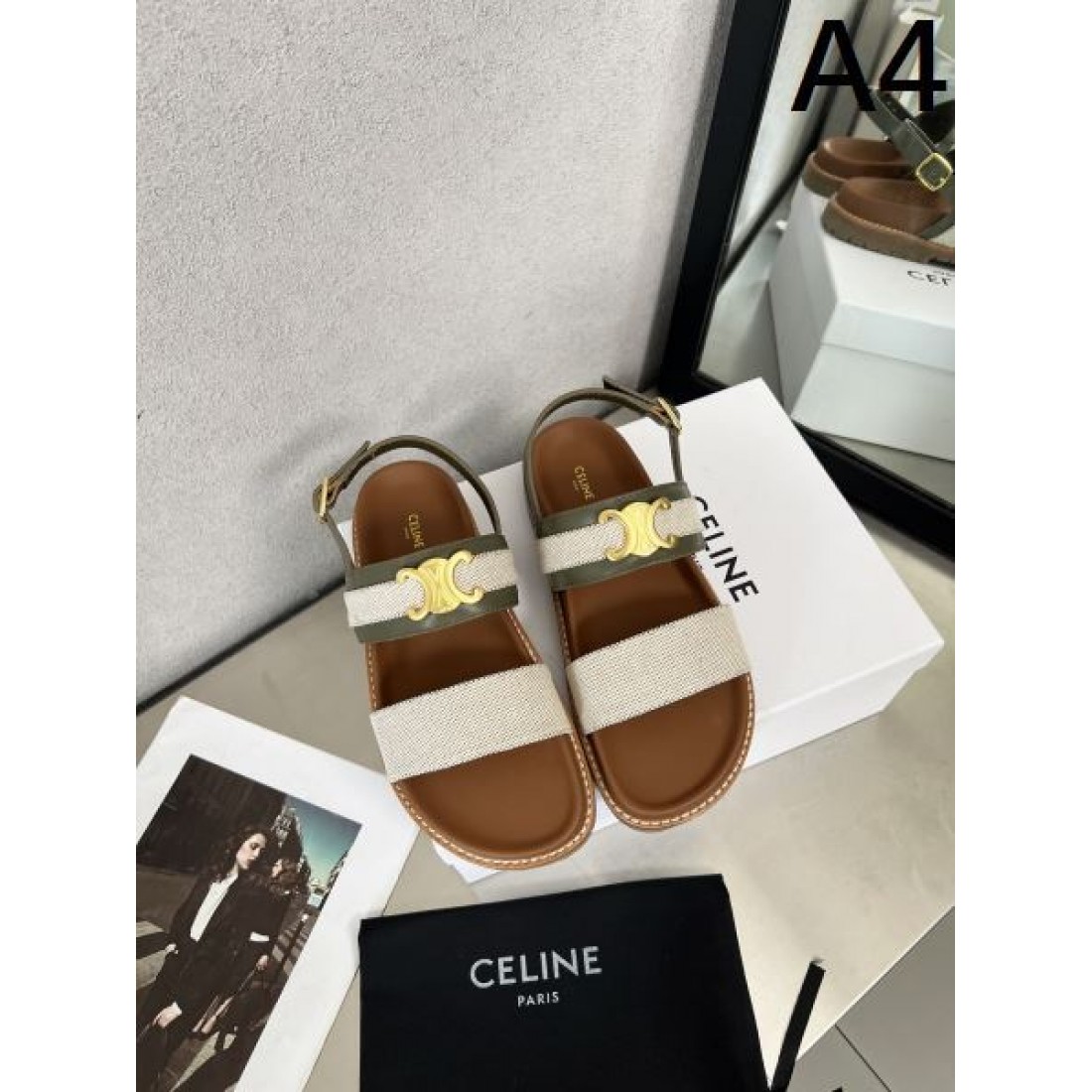 CELINE セリーヌ コピー サンダル 爽やかで大人っぽい 軽量な一足