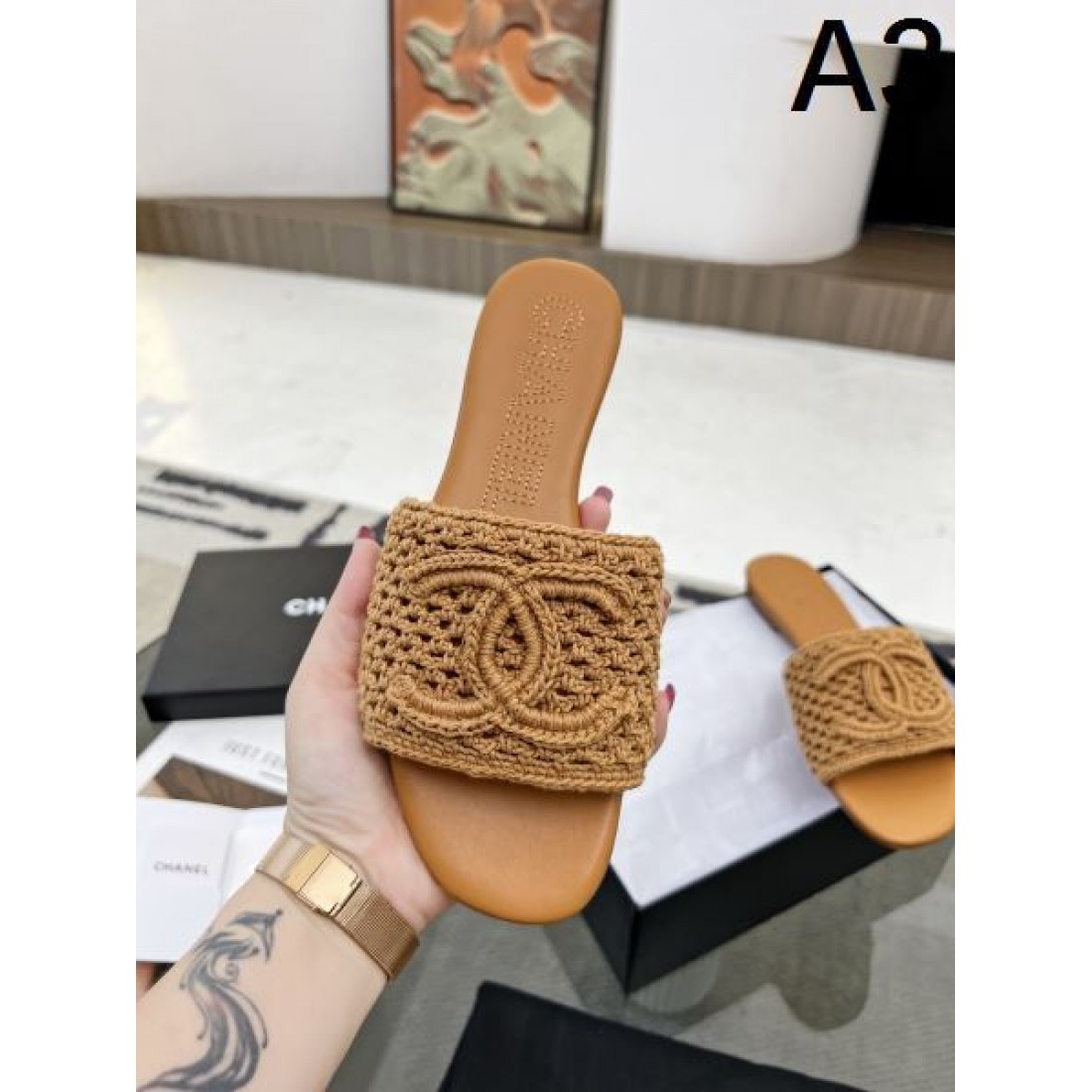 見逃し厳禁 CHANEL シャネル コピー レディースサンダル エレガントな雰囲気