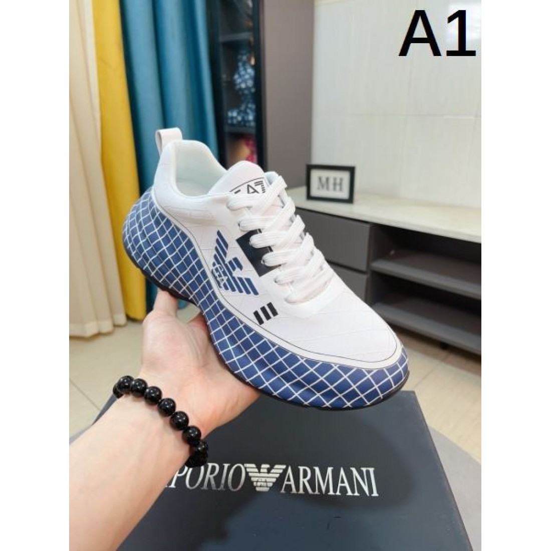 ARMANI アルマーニ コピー カジュアルシューズ トレンド感ある華やかな一足