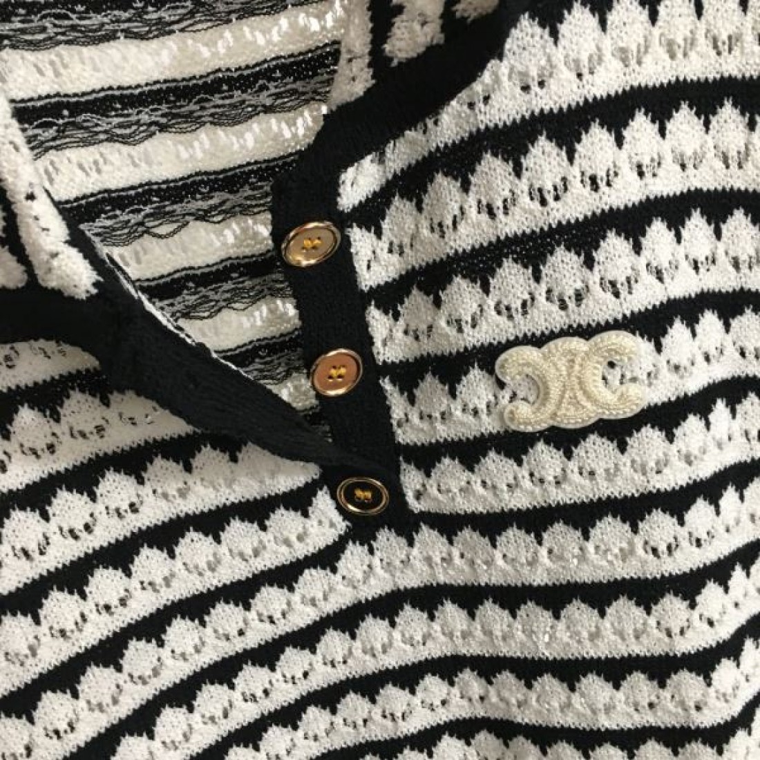 CHANEL スーパーコピー ニットベスト ロゴ 新作夏の優秀アイテム シャネル