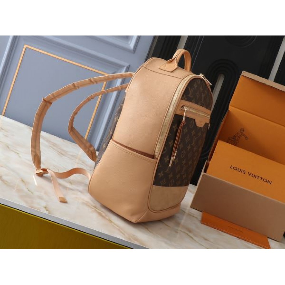 LOUIS VUITTON コピー バックパック ロゴ セールでお勧め ルイヴィトン