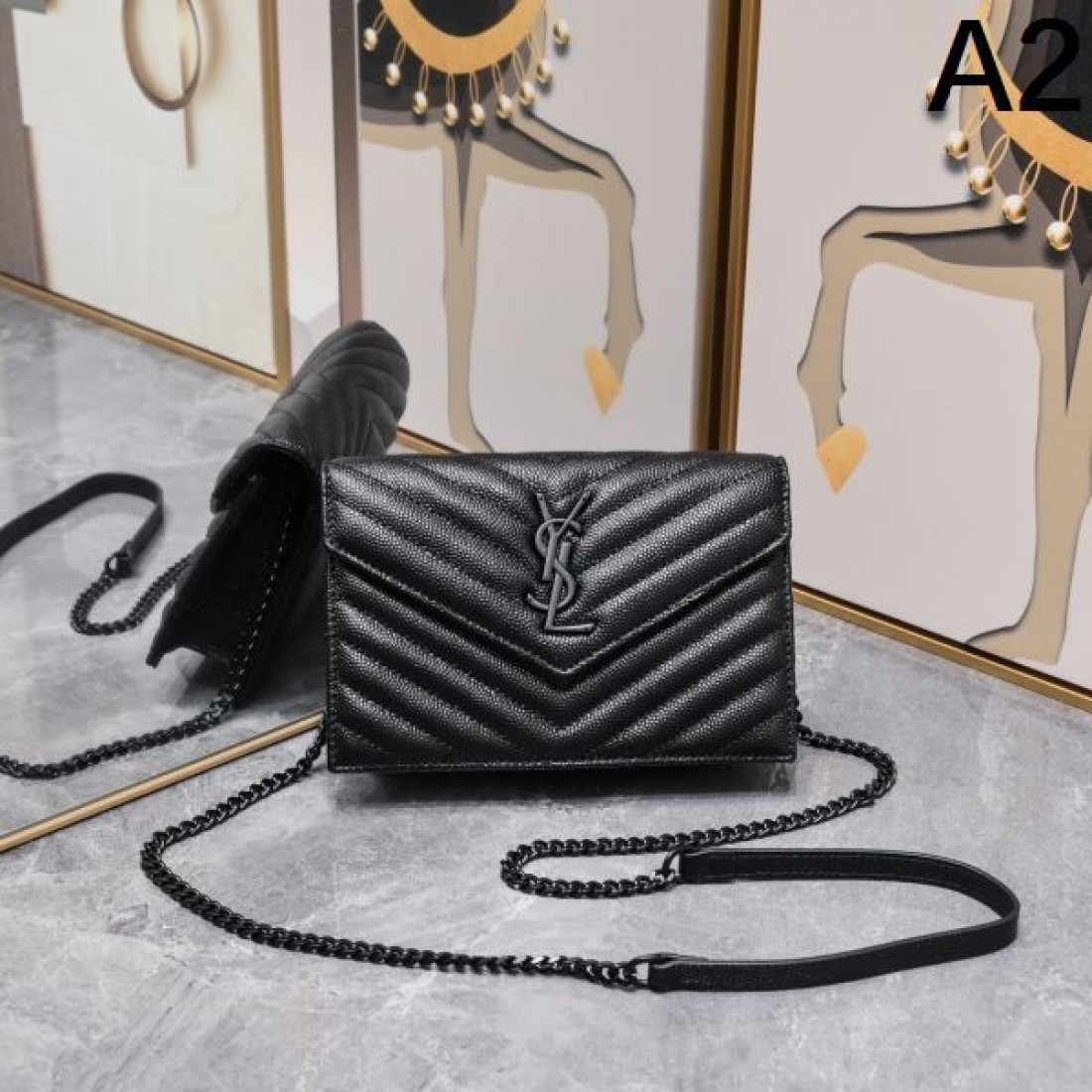 YSL イヴ サンローラン コピー ショルダーバッグ ロゴ 新品限定セール SAINT LAURENT