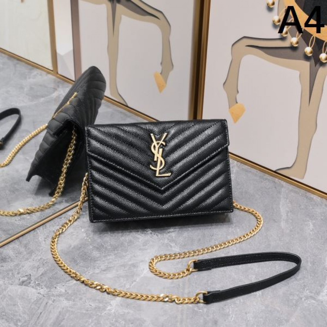 YSL イヴ サンローラン コピー ショルダーバッグ ロゴ 新品限定セール SAINT LAURENT