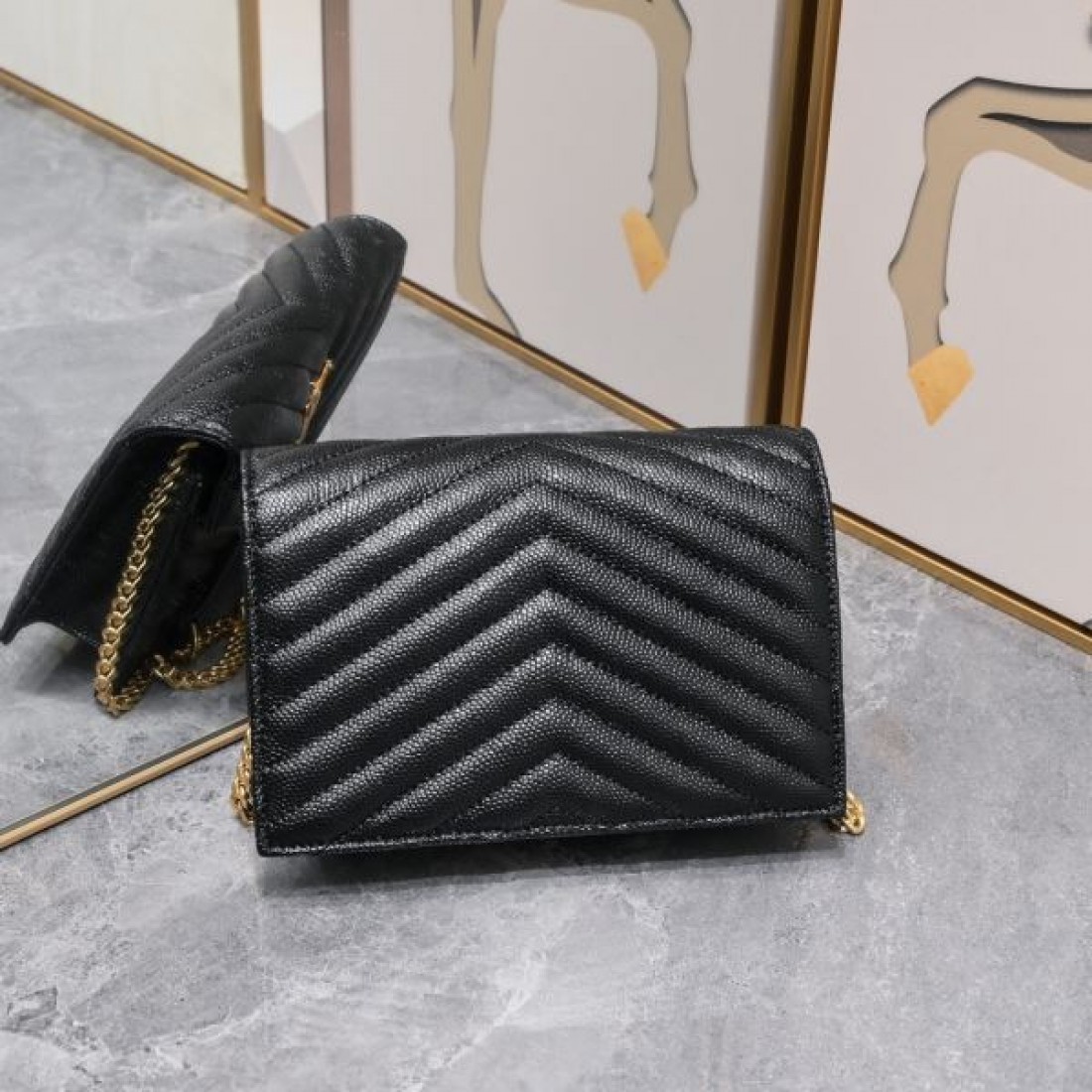YSL イヴ サンローラン コピー ショルダーバッグ ロゴ 新品限定セール SAINT LAURENT