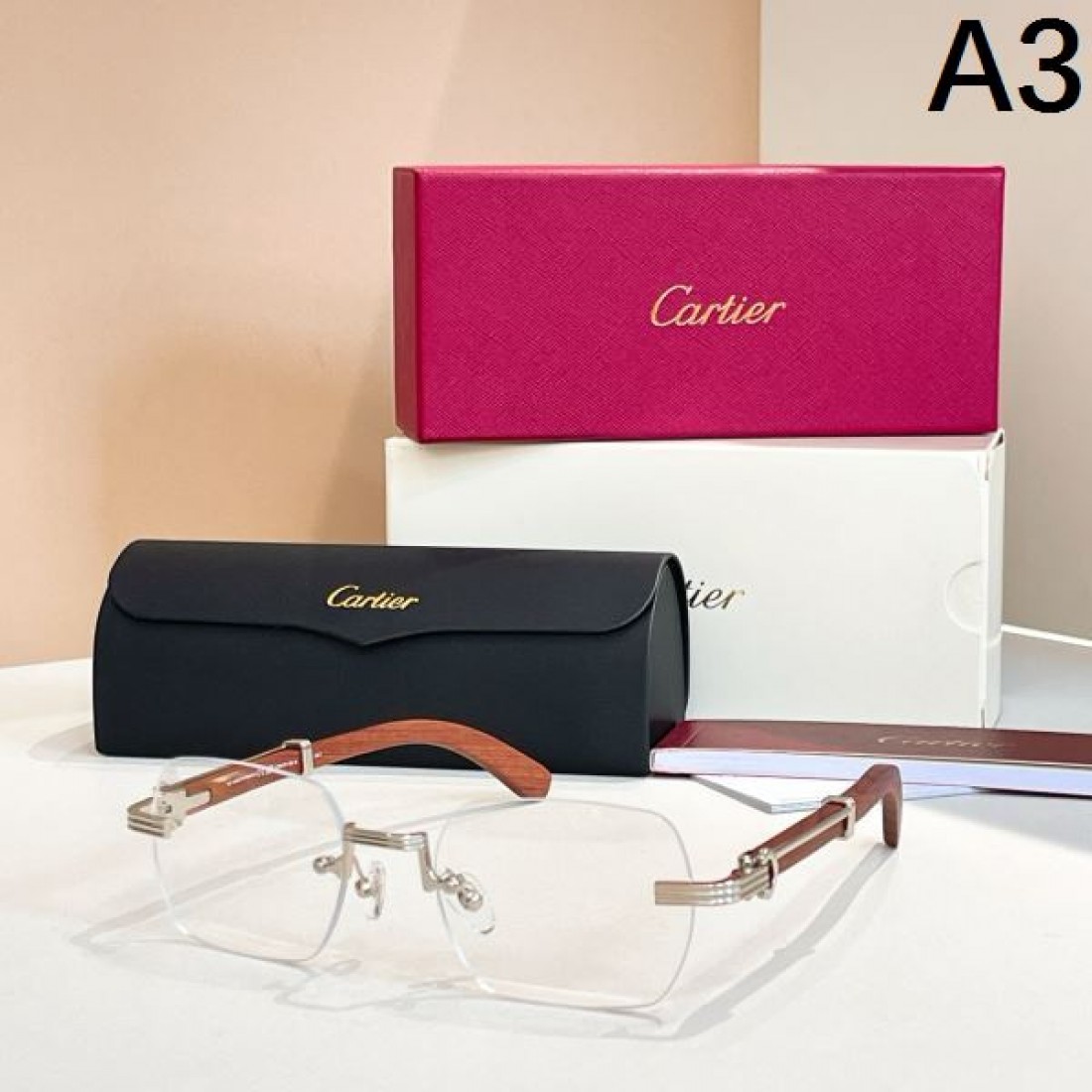 CARTIER カルティエ スーパーコピー 透明サングラス 優美 クラシカルな 