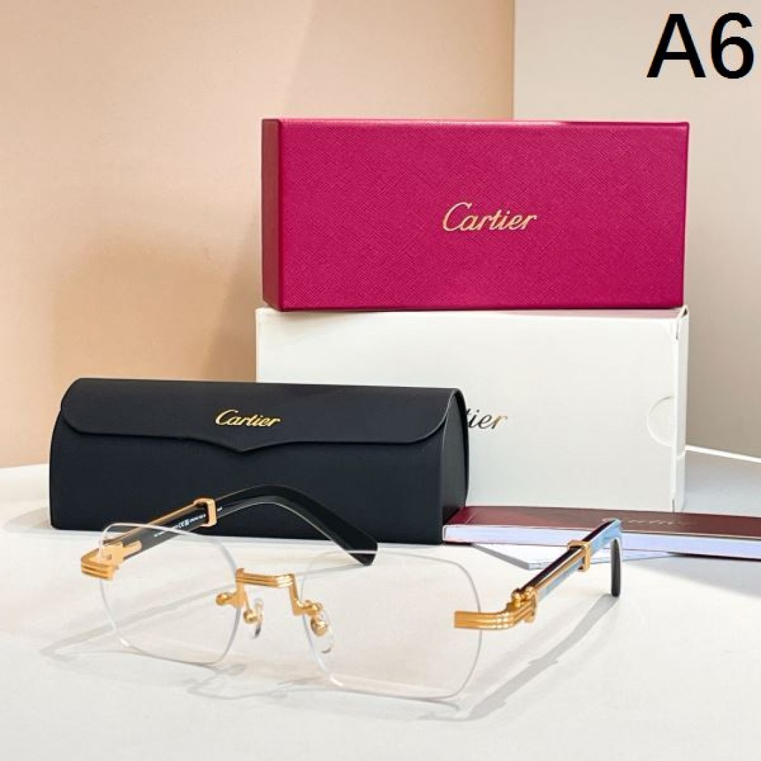 CARTIER カルティエ スーパーコピー 透明サングラス 優美 クラシカルな 