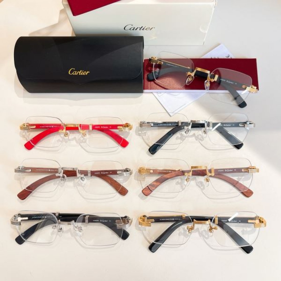 CARTIER カルティエ スーパーコピー 透明サングラス 優美 クラシカルな 