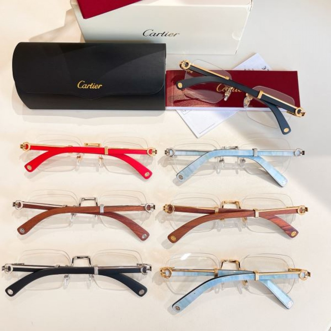 CARTIER カルティエ スーパーコピー 透明サングラス 優美 クラシカルな 