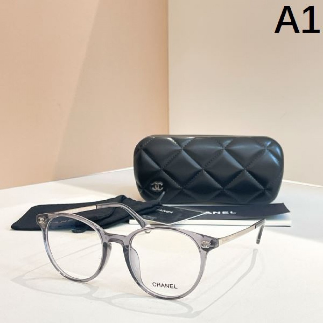 エレガント 可憐な CHANEL シャネル コピー 透明サングラス