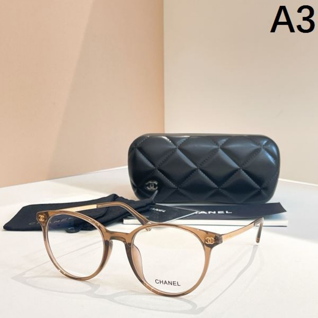 エレガント 可憐な CHANEL シャネル コピー 透明サングラス 