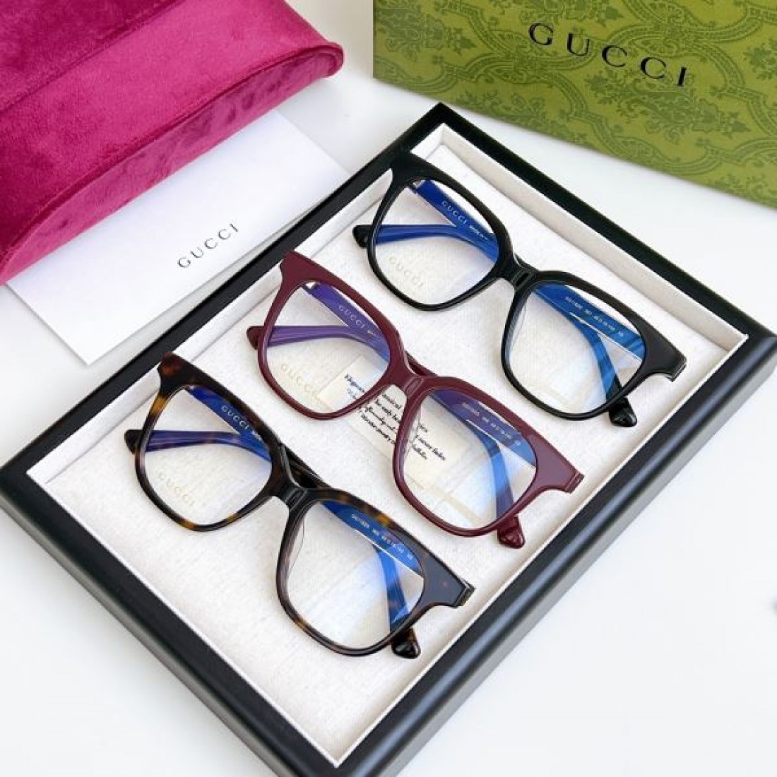 華やか トレンド感満載の GUCCI グッチ コピー 透明サングラス