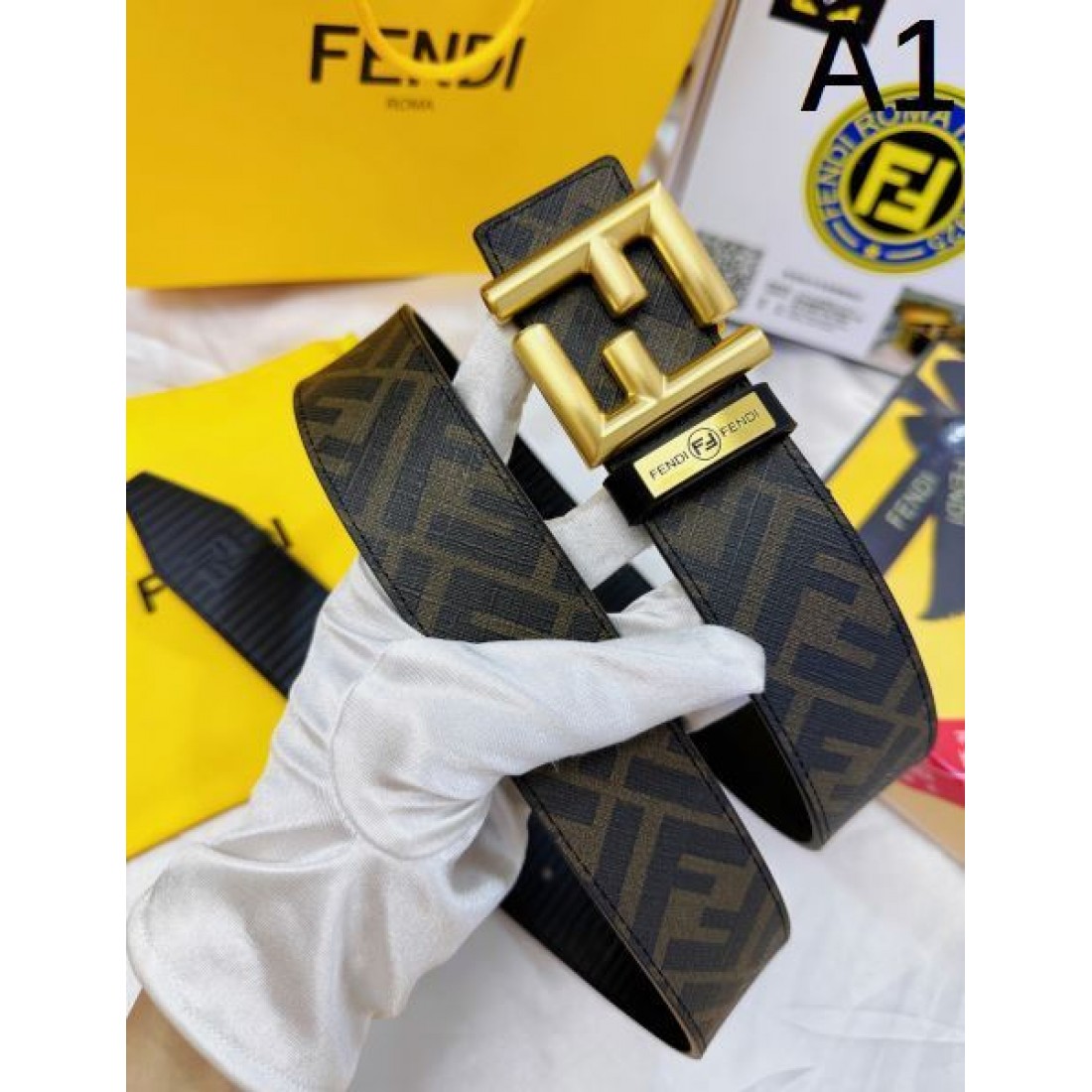 お洒落で上質な FENDI フェンデイ コピー ベルト シンプルな美しさ