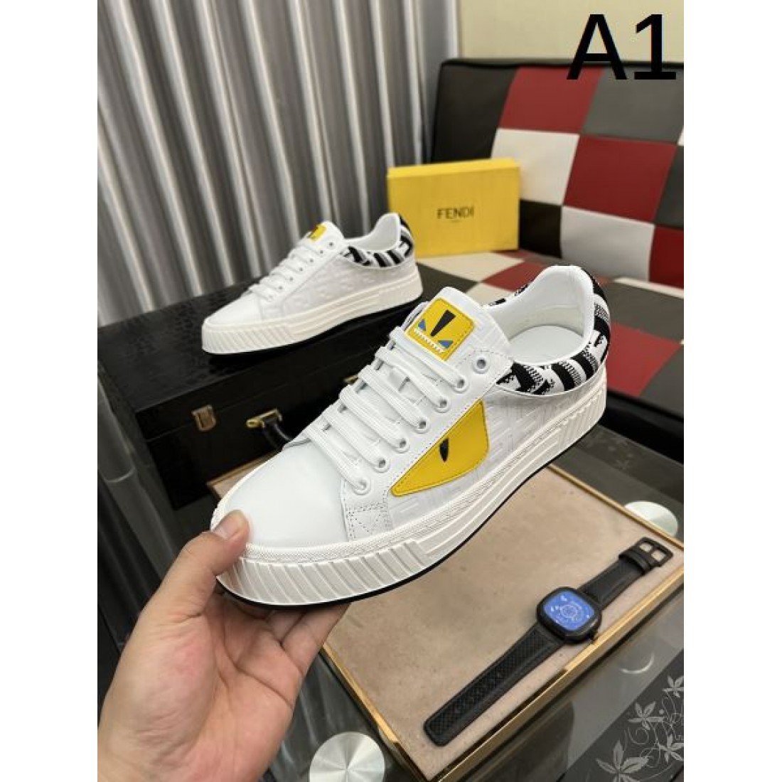 旬コーデに最適 FENDI フェンディ コピー カジュアルシューズ 大人カジュアルに