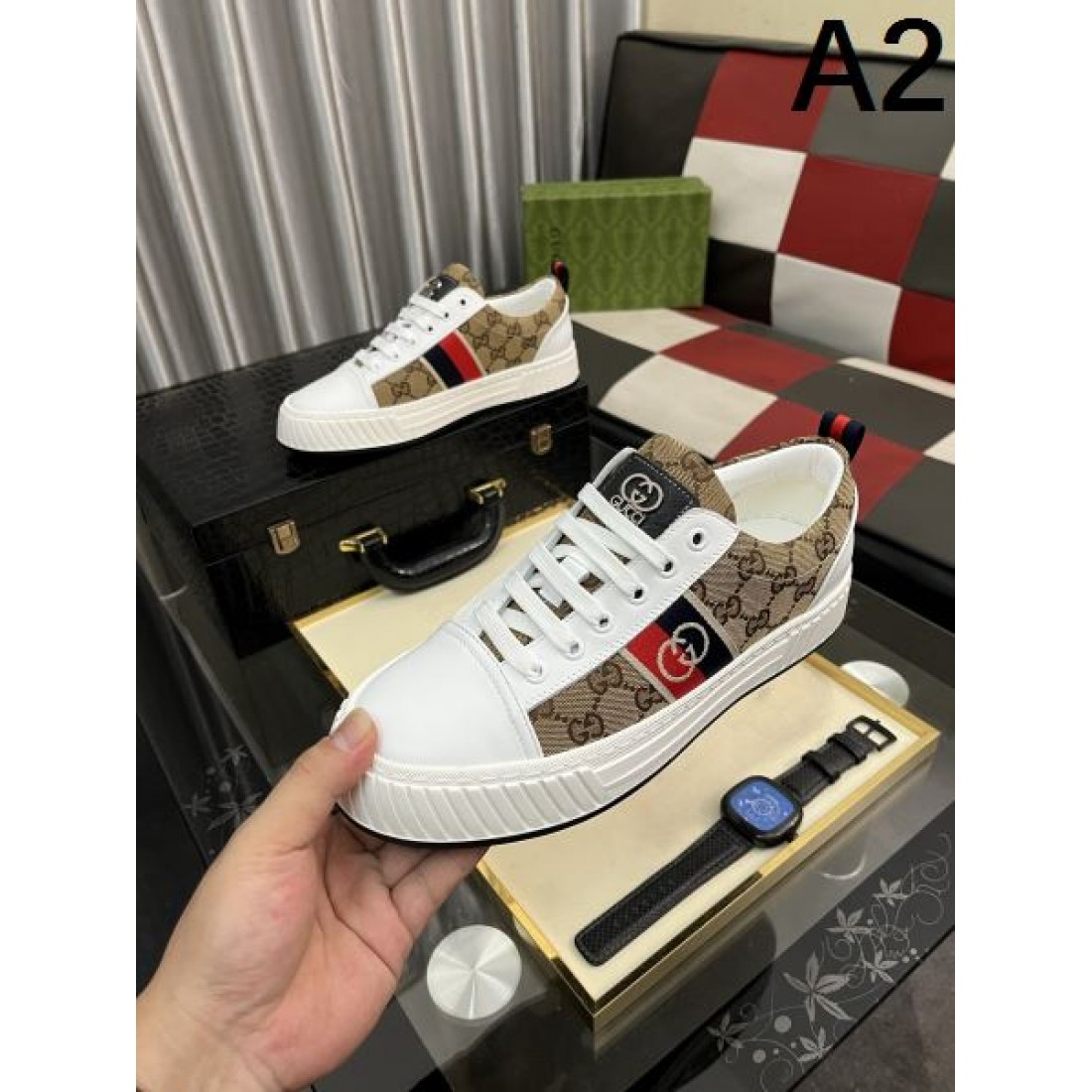 高級感ただよう GUCCI グッチ コピー カジュアルシューズ モダンで快適な