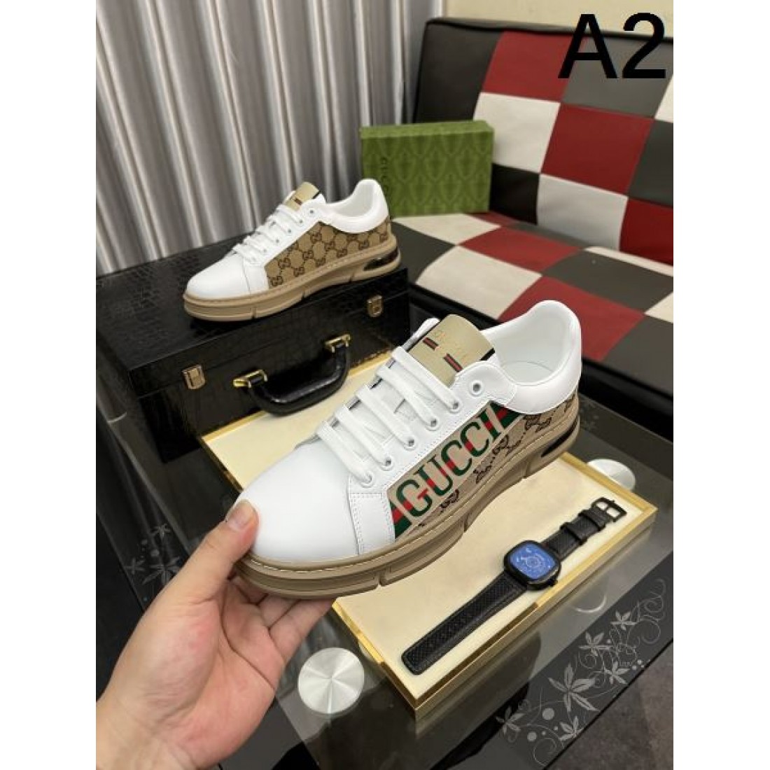 グッチ コピー カジュアルシューズ GUCCI 人気の上品で軽やかな一足