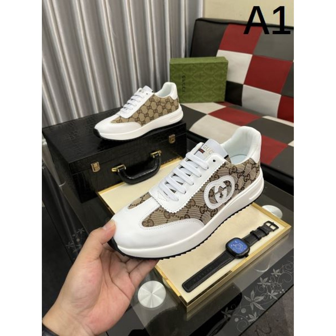 スタイリッシュなスタイル GUCCI グッチ コピー カジュアルシューズ 一瞬で華やぐ