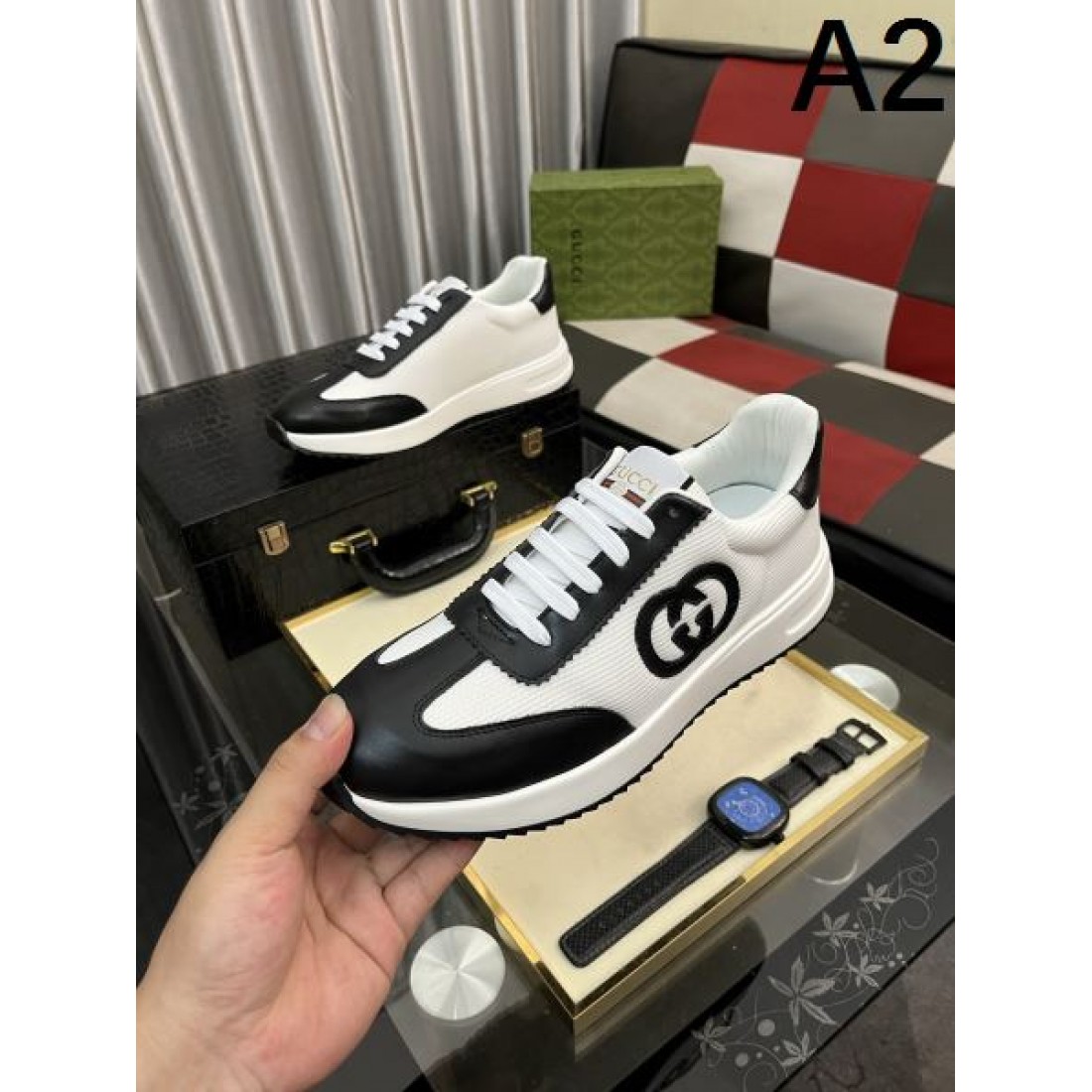 スタイリッシュなスタイル GUCCI グッチ コピー カジュアルシューズ 一瞬で華やぐ