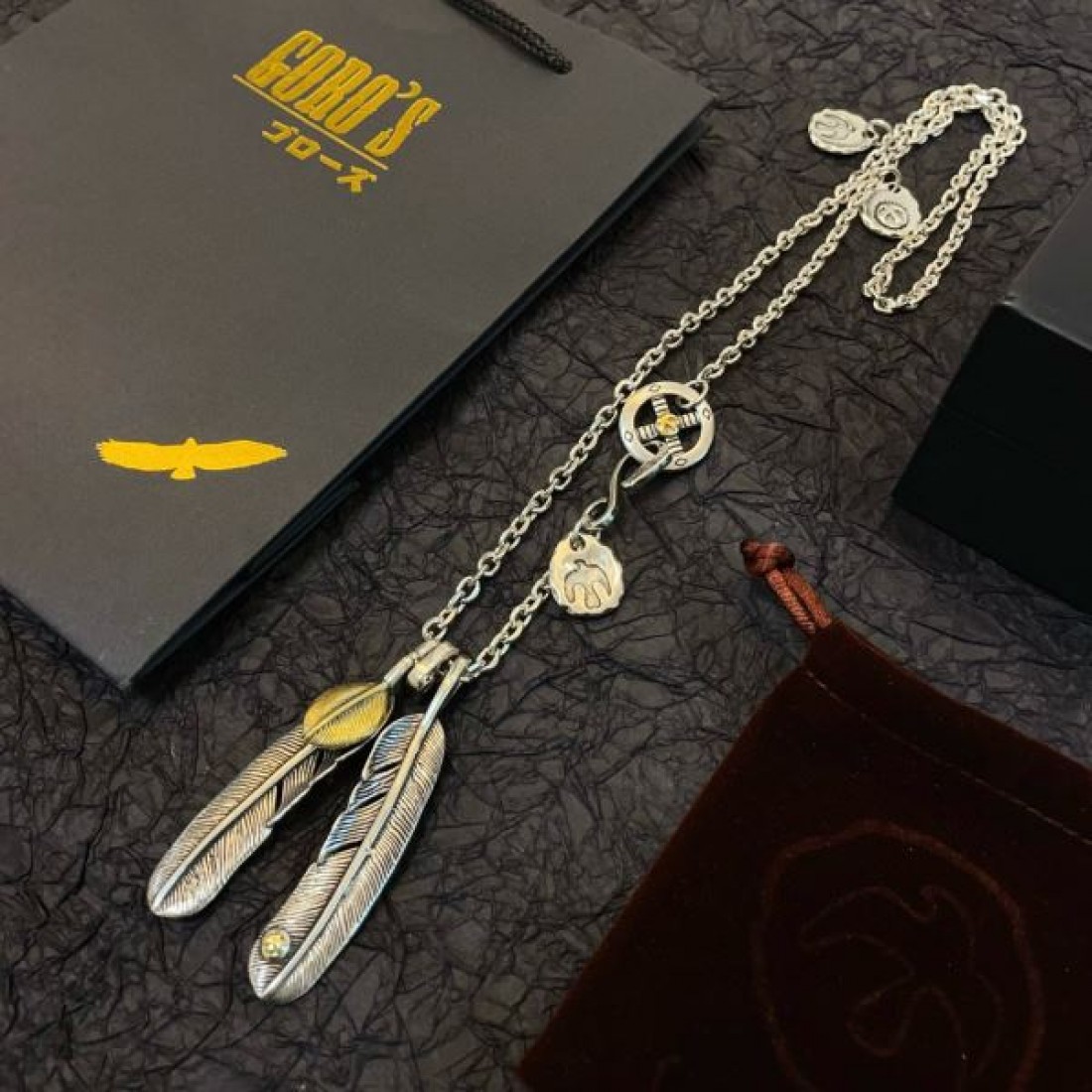 ゴローズ コピー ネックレス GORO'S 独特な風合いで差をつける逸品