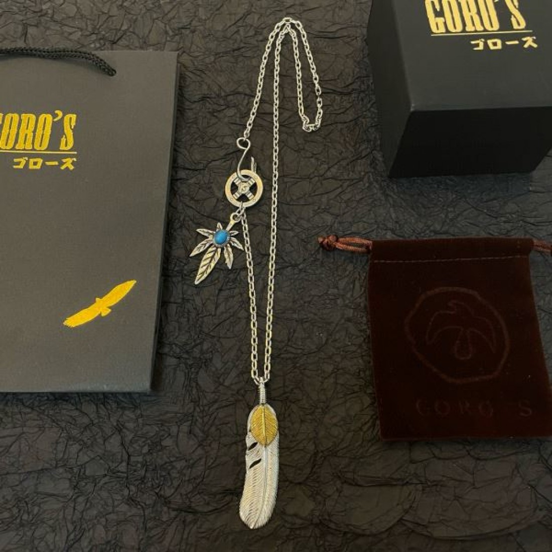 自由なスピリットを感じる ゴローズ コピー ネックレス GORO'S 味わい深い