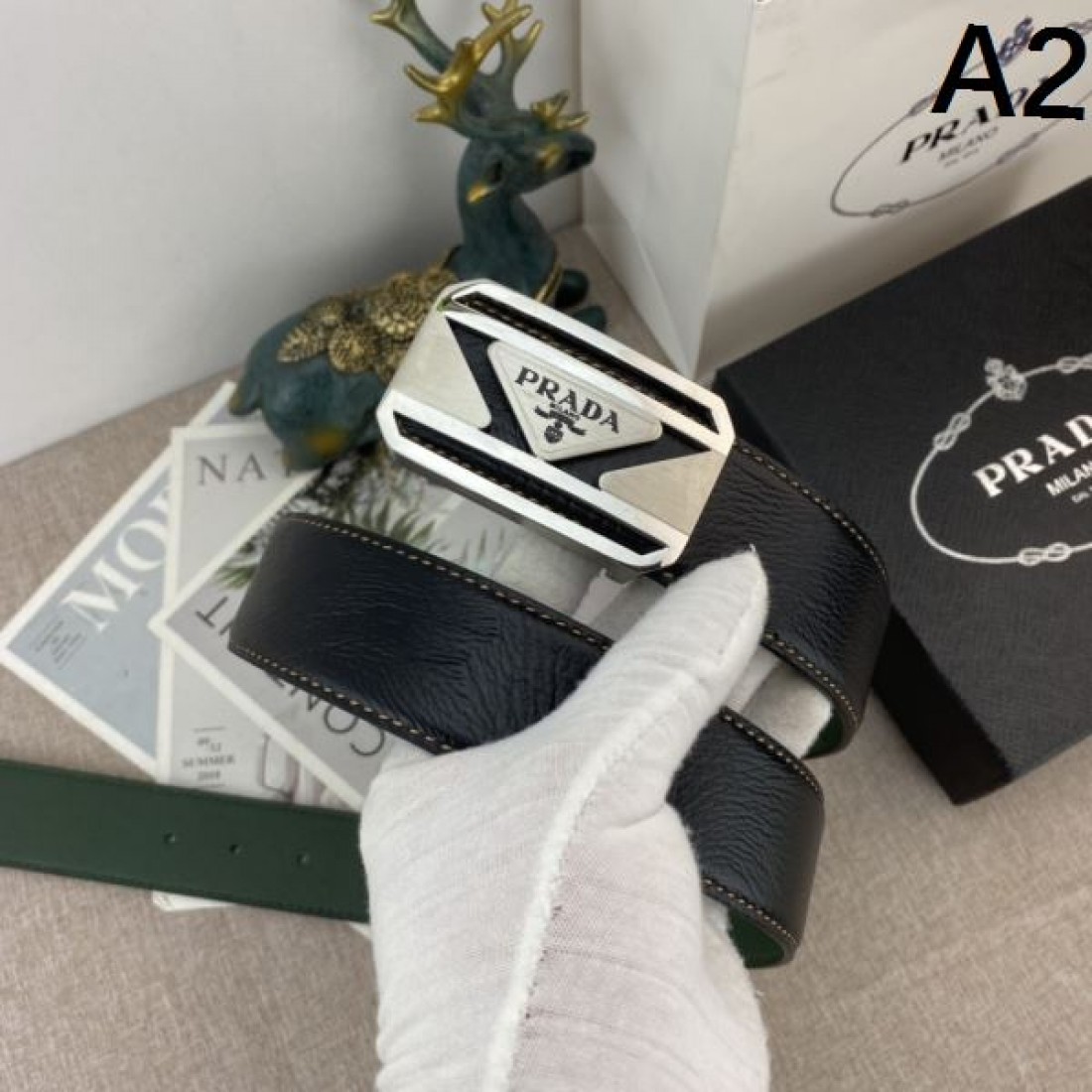 エレガントで都会的な PRADA プラダ スーパーコピー ベルト 特別な存在感