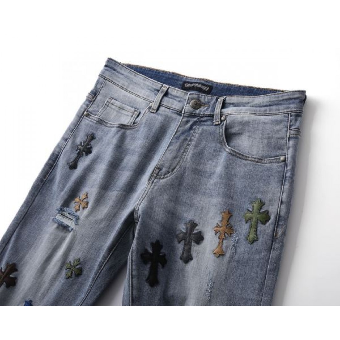 デザイン注目 CHROME HEARTS クロムハーツ コピー ウォッシュジーンズ ヴィンテージ加工 ストリート主役級