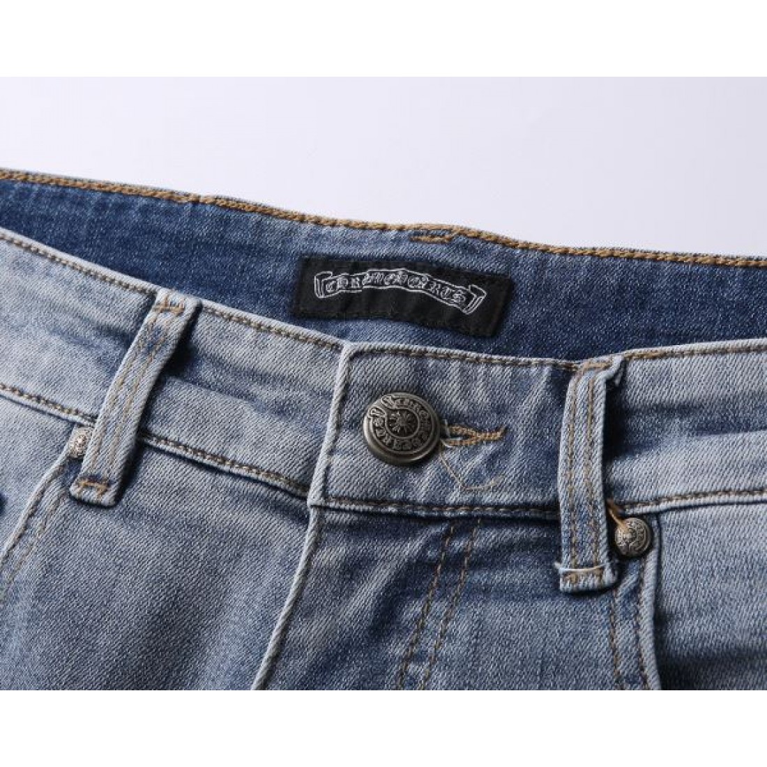 デザイン注目 CHROME HEARTS クロムハーツ コピー ウォッシュジーンズ ヴィンテージ加工 ストリート主役級