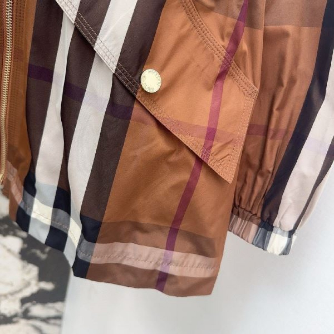 都会派スタイル チェックコート ゆったりシルエット BURBERRY バーバリー コピー フーデッドコート フラップポケット