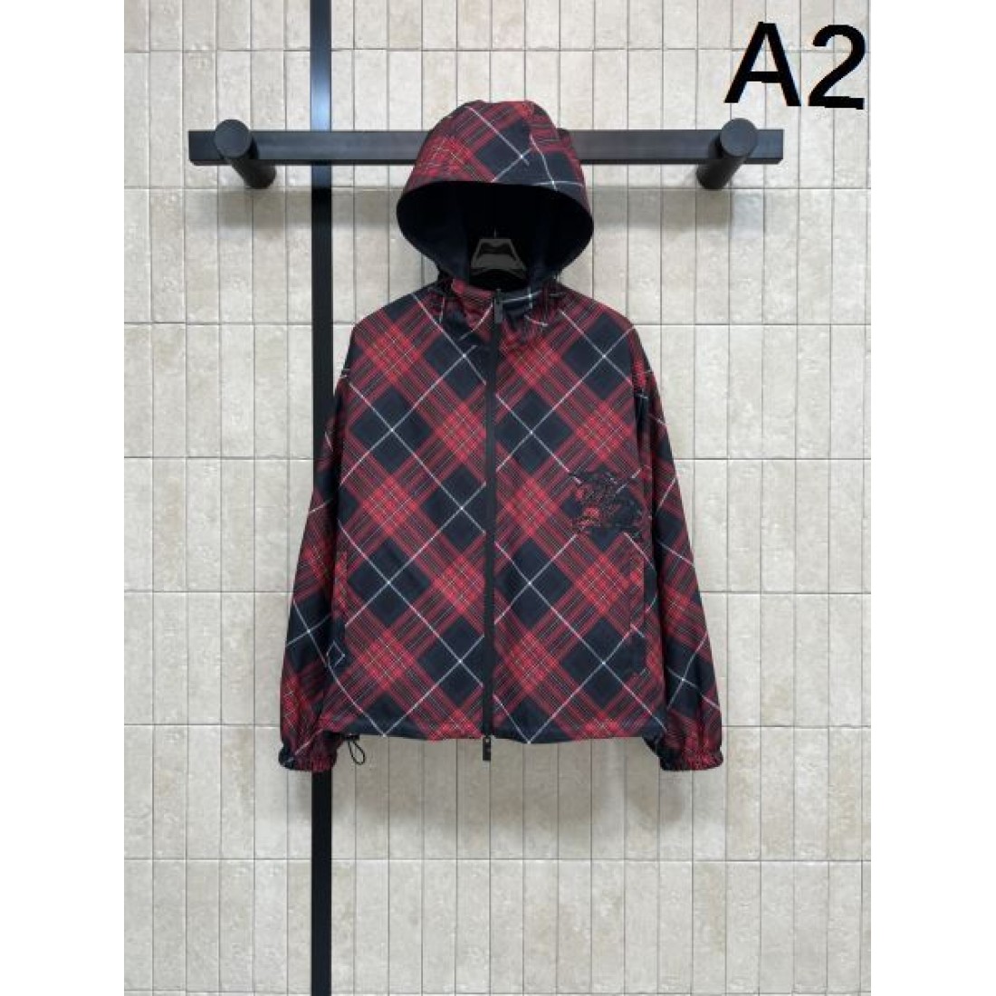 ストリート主力 チェックブルゾン フード付き BURBERRY バーバリー コピー フーデッドジャケット ゆったりフォルム