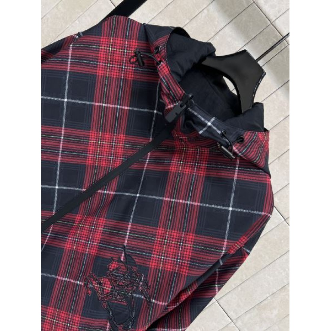 ストリート主力 チェックブルゾン フード付き BURBERRY バーバリー コピー フーデッドジャケット ゆったりフォルム
