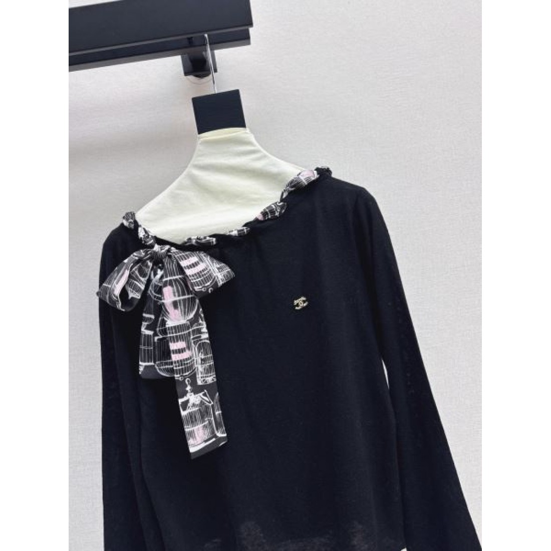スクエアネック 再入荷待望 指名買い候補 CHANEL シャネル コピー 長袖カットソー 売れ筋上位