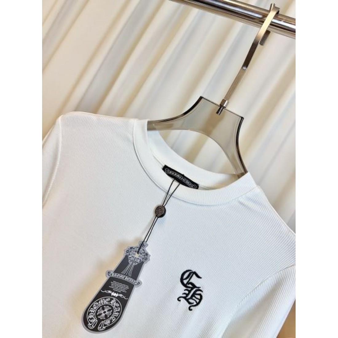 胸元ダブルモチーフ 3色展開 CHROME HEARTS クロムハーツ コピー 長袖Tシャツ 注目度急伸