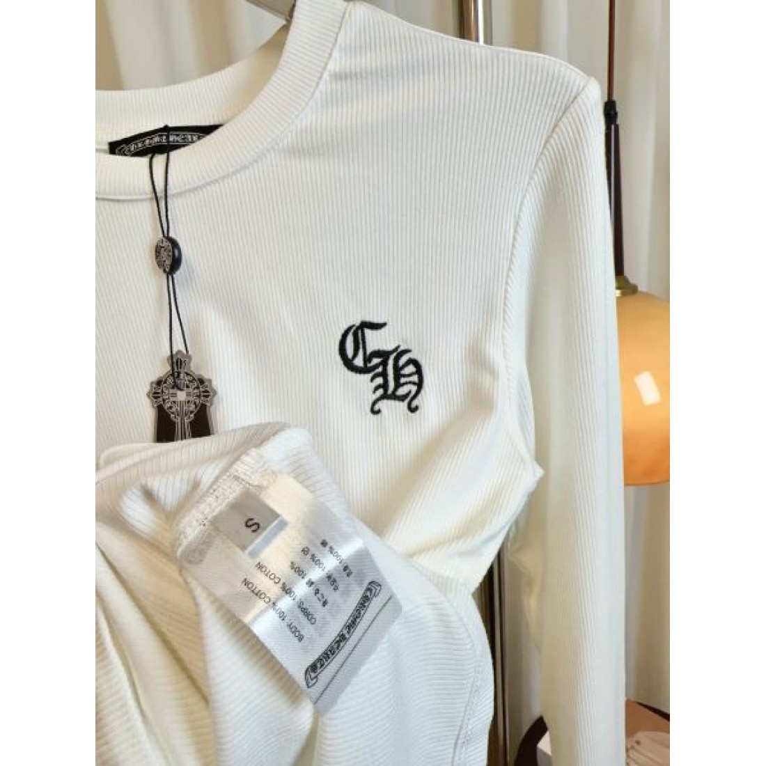 胸元ダブルモチーフ 3色展開 CHROME HEARTS クロムハーツ コピー 長袖Tシャツ 注目度急伸