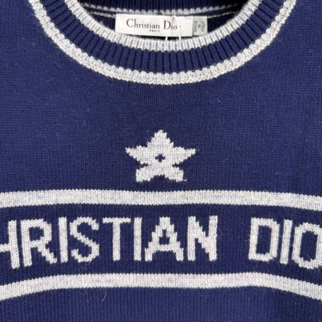 センタースター コントラストライン 快適フィット DIOR ディオール コピー 長袖セーター 着回し主力