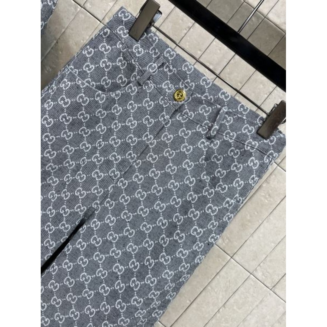 GG総柄ジャカード 長袖シャツ ワイドパンツ GUCCI グッチ コピー 上下セット 軽やかシルエット 新作注目
